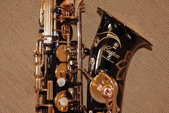 2025 Yamaha YAS-82ZB 03 Custom Z Black Lacquer Alto Saxophone