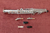 Yamaha YSS-875EXHGS 02 Custom Dual Neck Silver-Plated Soprano Saxophone with High G Key